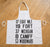 Detroit Bus Scroll, Main Routes Print Black on White Cotton Chef Apron, Well Done Goods