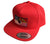 Detroit City Flag Snapback Cap, Red. Well Done Goods