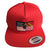 Detroit City Flag Snapback Hat, Red. Well Done Goods