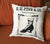 Vintage Shoe Print Throw Pillow, Fyfe Detroit Advertising Print. Well Done Goods by Cyberoptix