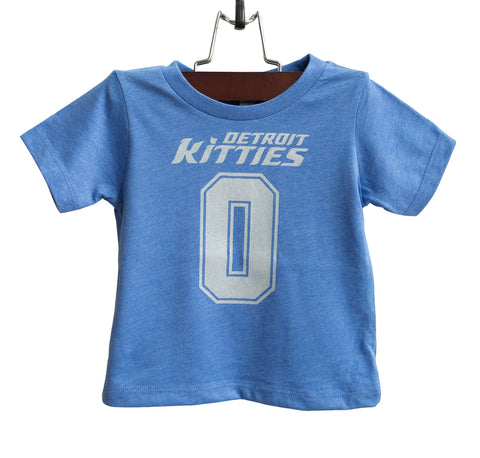 Detroit Kitties Toddler T-Shirt, Lions Football Tee, Well Done Goods