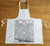 Detroit Map, 1831 City Plan Black on White Chef Apron, Well Done Goods
