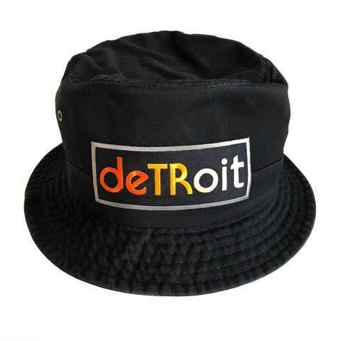 Detroit Rhythm Composer Black Bucket Hat, Well Done Goods