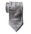 Detroit 1915 Subway Map Necktie, Black on Silver Tie, Well Done Goods
