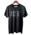 Detroit ACID T-Shirt, Old English D. Dark black pearl on black. Well Done Goods