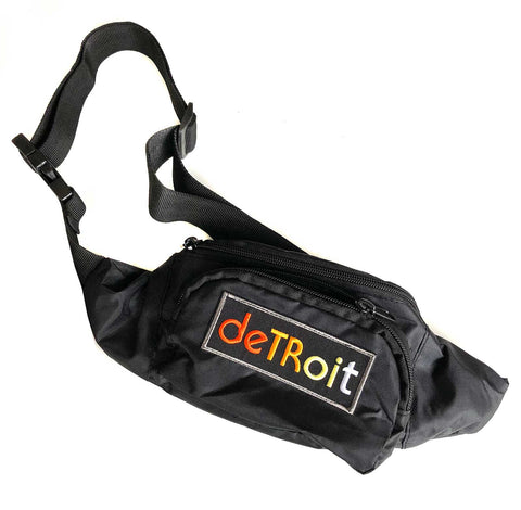 Detroit Rhythm Composer Black Crossbody Fanny Pack