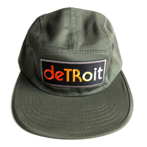 Detroit Rhythm Composer Military Cap, 5-Panel Camp Hat