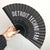 Detroit Techno Fan, printed silk hand fan by Well Done Goods
