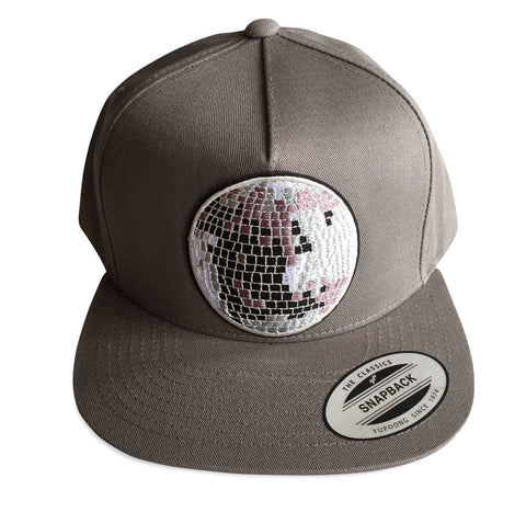 Disco Ball Snapback Cap, Well Done Goods by Cyberoptix