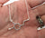 Dopamine Molecule Necklace, Silver. Well Done Goods