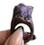 Amethyst Crystal Cluster Rings, Large Electroformed Copper Band