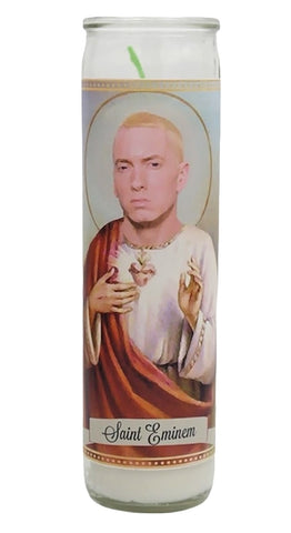 Eminem Prayer Candle. Celebrity Saint Prayer Candle, by The Luminary and Co.