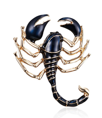 Scorpion Enamel Lapel Pin, Brooch