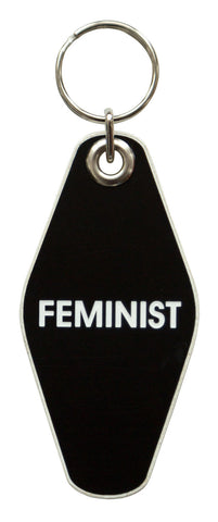 Feminist Motel Style Keychain, Well Done Goods