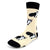 Frenchie Socks. Men's Black & Beige French Bulldog Socks by Parquet