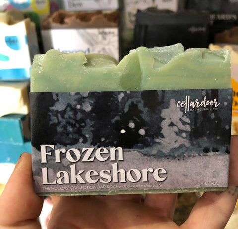 Frozen Lakeshore bar soap by Cellardoor