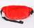 Red Large Silky Fuzzy Hand Warmer Fanny Pack