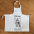 Cook with Gas Black on White Cotton Chef Apron, Well Done Goods