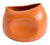 Orange Ceramic Blob Vase, Well Done Goods