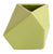 Small Green Geometric Triangle Vase, Well Done Goods