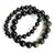 Golden Sheen Obsidian Stone Bead Mala Bracelet