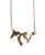 Great Lakes Necklace, gold. Well Done Goods