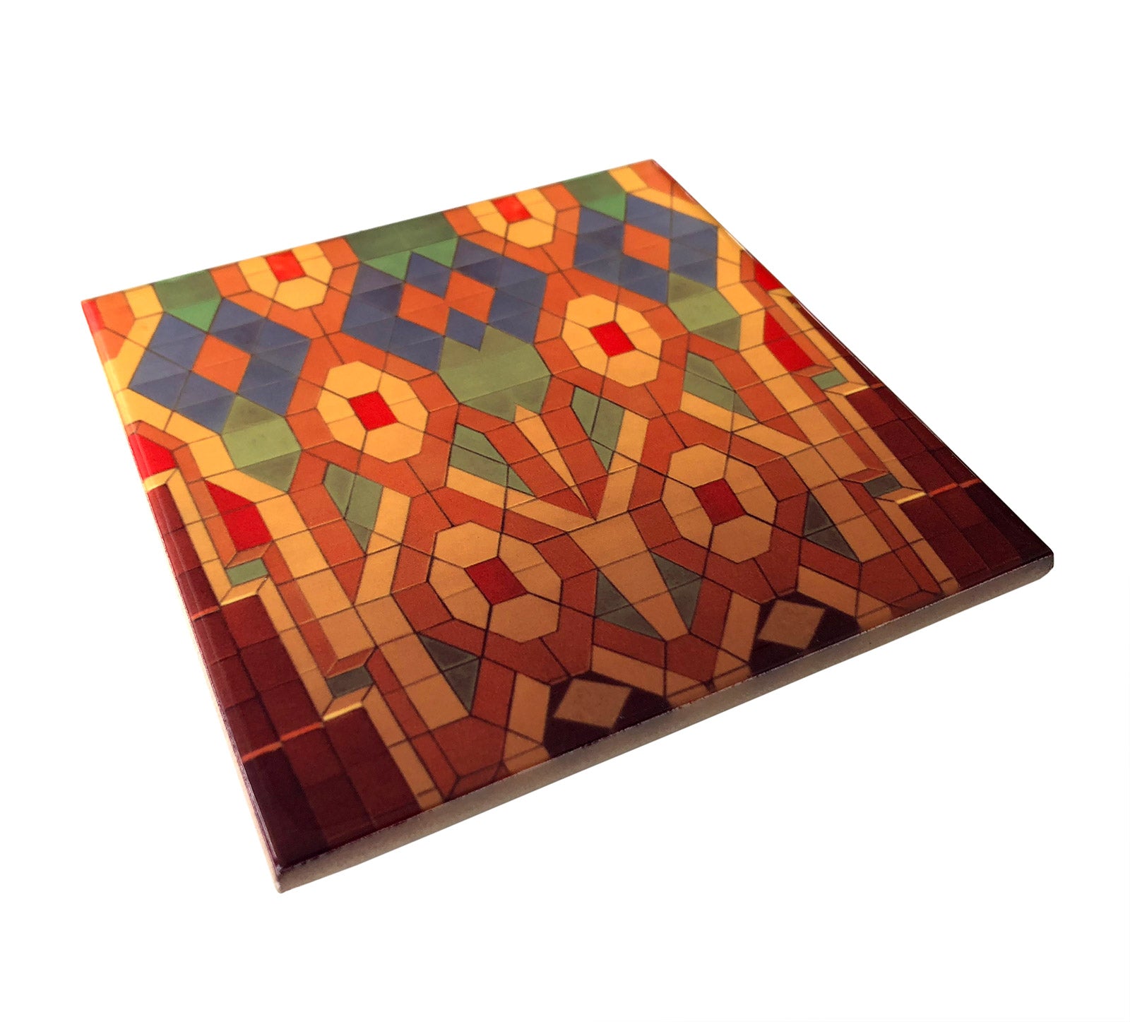 Guardian Building Ceiling, Detroit Architecture Drink Coaster