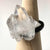 Clear Quartz Crystal Cluster Rings, Thin Electroformed Copper Band