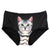 Kitty Panties, Cute Cat Underwear: Black