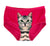 Kitty Panties, Cute Cat Underwear: Fuchsia