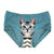 Kitty Panties, Cute Cat Underwear: Turquoise