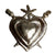 Haitian Metal Heart Milagro, Speared Heart