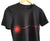 Laser Radiation Warning Print Black T-Shirt, Well Done Goods