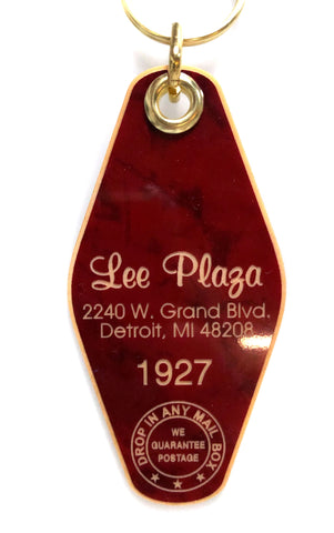 Lee Plaza, Detroit Motel Style Keychain