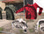 Manhole Cover Women's Pullover Wide Neck Red Sweatshirt, Detroit Tire Print