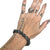 Matte Grey Jasper, Stone Bead Mala Stretch Bracelet
