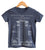 MCS Detroit Train Station Blueprint White on Heather Navy Youth Tee, Well Done Goods