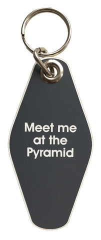 Meet Me At The Pyramid Motel Style Keychain, Well Done Goods