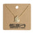 Gold michigan lower peninsula necklace, well done goods