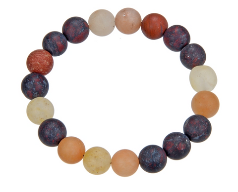 Mud Stone Bead Mala Bracelet