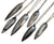Orthoceras Fossil Pendants, Black Marble Necklace, by Well Done Goods