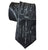 Packard Plant Engineering Blueprint Necktie, Platinum on Black Tie, by Cyberoptix