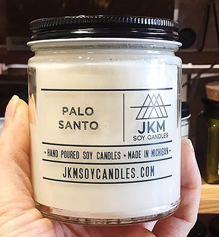 Palo Santo Candle: JKM Soy Candles
