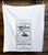 Opium Apothecary Label Egyptian Cotton Flour Sack Towel, Screen-printed Poppy Print, Well Done Goods by Cyberoptix