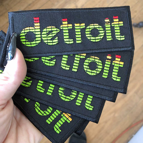 Peak Detroit, LED Audio Level Meter Iron-on Embroidered Patch – Well Done  Goods, by Cyberoptix