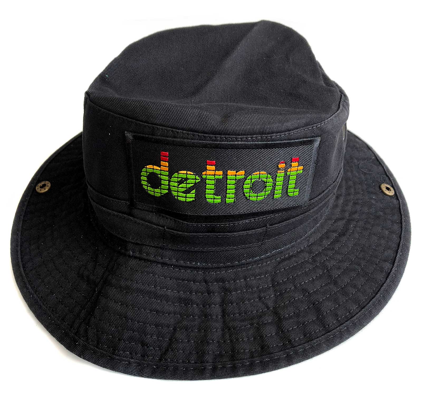Peak Detroit Bucket Hat, LED Audio Level Meter, Well Done Goods