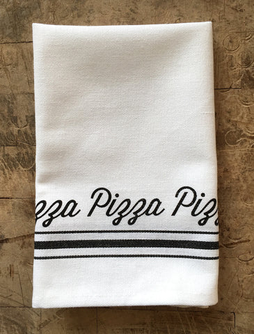 Pizza Print Cloth Bistro Napkins, Set of 4. Well Done Goods by Cyberoptix, Detroit