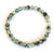 Prehnite & Epidote Stone Bead Mala Bracelet