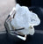 Quartz Crystal Cluster Ring. Adjustable Raw Stone Geometric Band Ring, Silver