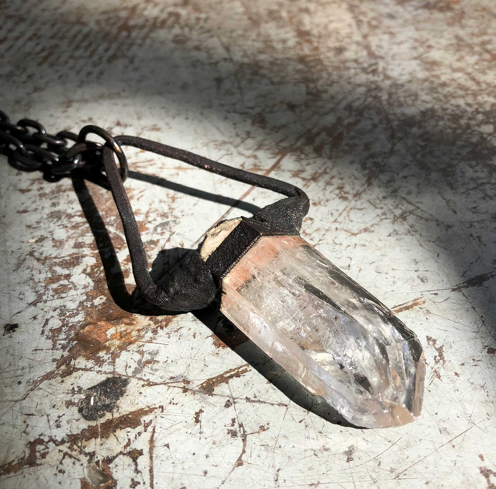 Buy Pendant Cord Necklace, Mens Crystal Pendant Necklace,men's Necklace,man  Stone Necklace,mens Leather Necklace,himalayan Quartz Necklace Online in  India - Etsy
